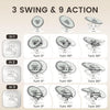 Baby Swing For Infants With Motion Detection, Electric Baby Swing With 3 Swing Modes, 12 Lullabies  5-Speeds
